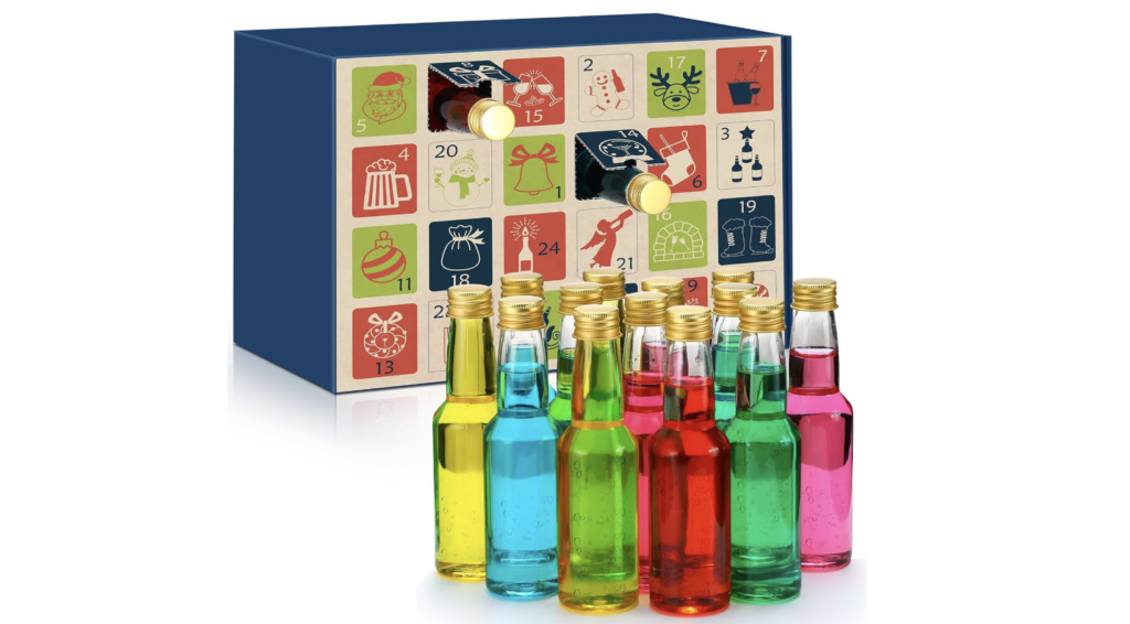 fill your own advent calendar with 24 bottles, wine advent calendar